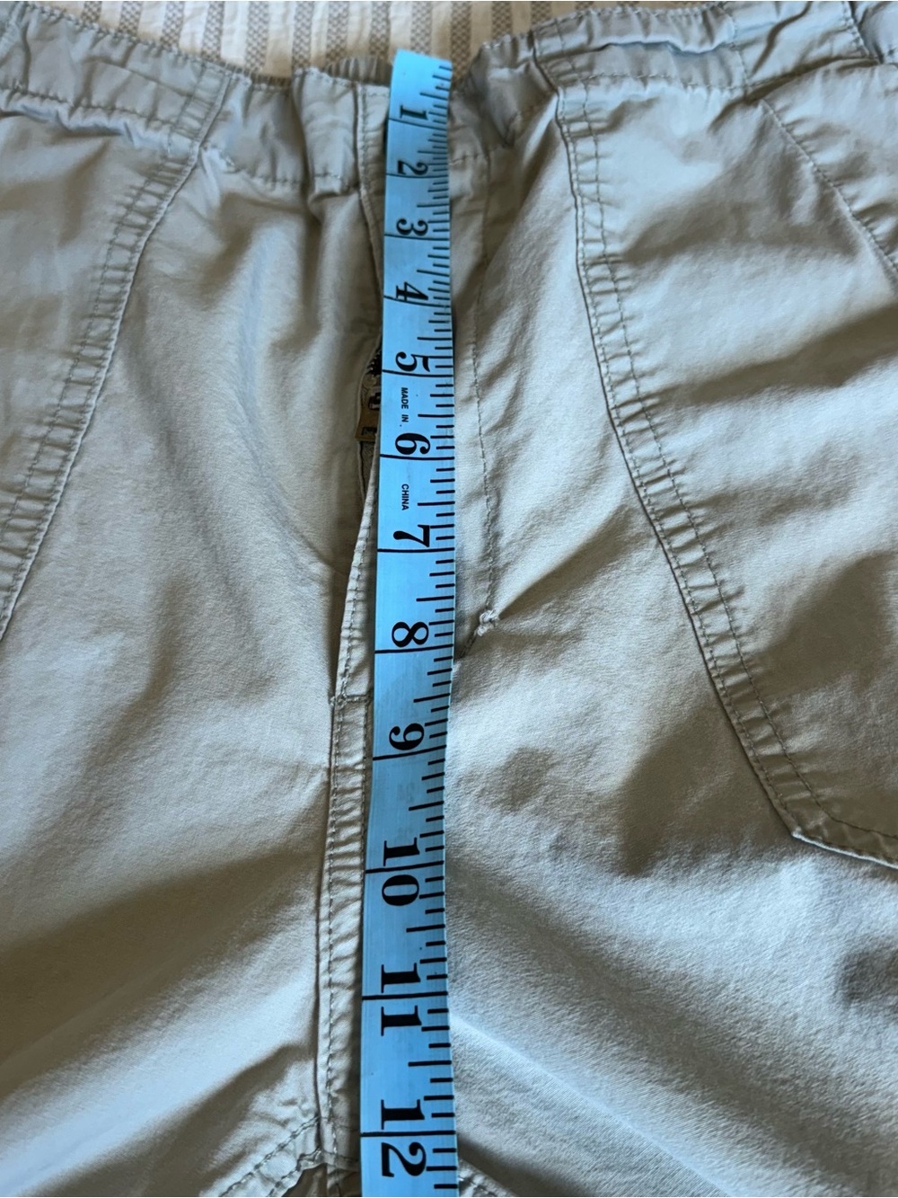 H&M - Men’s Grey Lightweight Cargo Pants - Size M -  100% Cotton - Utility Style - Picture 9 of 12